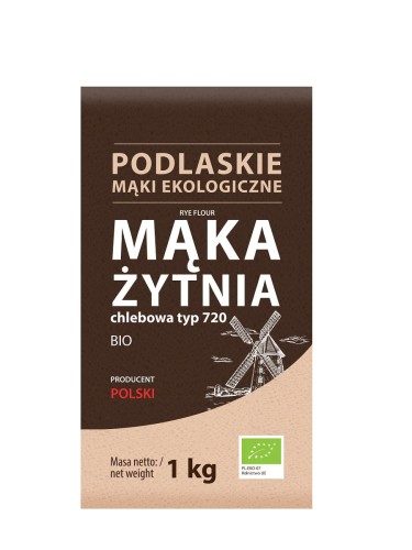 Mąka żytnia chlebowa  BIO Typ 720 1kg BioLife