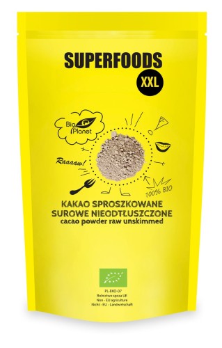 Kakao surowe w proszku RAW  BIO XXL BIG PACK 400g Bio Planet