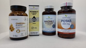 Zestaw Omega3 Witamina D3 Magnez Potas KetoBezŚciemy
