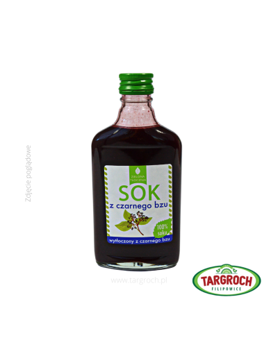 Sok z czarnego bzu 200 ml Zielona Tłocznia