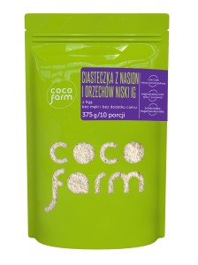 Mieszanka do wypieku ciastek z nasionami i orzechami bezglutenowa 375g Coco Farm