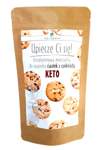 Mieszanka KETO na ciastka z czekoladą bezglutenowa 365g Pięć Przemian