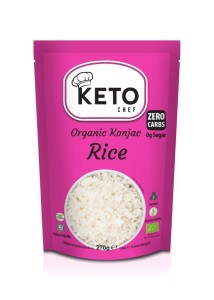 Makaron KETO Konjac bez glutenu/bez zapachu Rice 270g200g BIO KetoChef