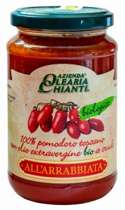 Sos Arrabiata TOSCANO ze świeżych toskańskich pomidorów ekologiczny BIO 340g Azienda Olearia Del Chianti