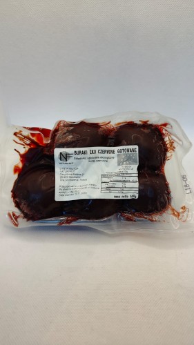 Burak gotowany ekologiczny świeży BIO ok 500g NaturFrut
