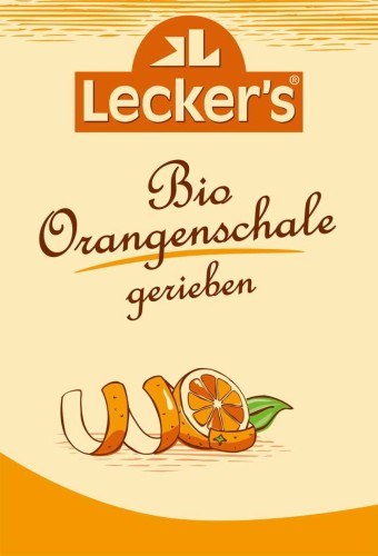  Skórka pomarańczy tarta z olejkiem BIO 15g Lecker's