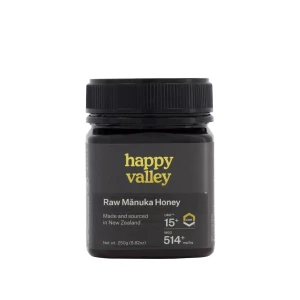 Miód MANUKA UMF 15+ MGO 514+ 250g Happy Valley