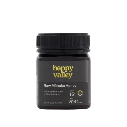 Miód MANUKA UMF 15+ MGO 514+ 250g Happy Valley