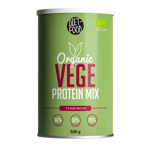 Białko VEGE mix koncentrat BIO 500g DietFood
