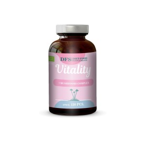 Vitality komplex 7-miu grzybów witalnych BIO 150 kapsułek/45g DietFood