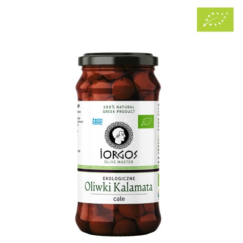 Oliwki Kalamata całe BIO 360g/180g Iorgos