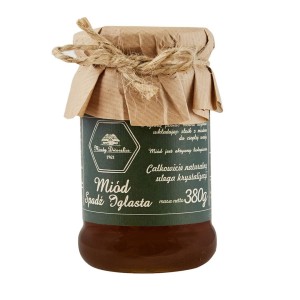 Miód spadziowy iglasty 380g MiodyDworskie