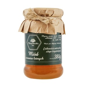 Miód leśny malina z kruszyną 380g MiodyDworskie