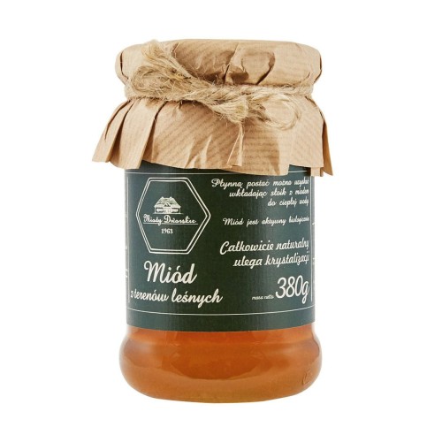 Miód leśny malina z kruszyną 380g MiodyDworskie