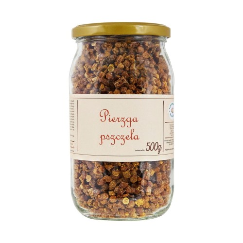Pierzga pszczela w szkle 500g MiodyDworskie
