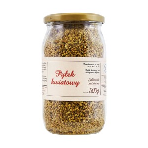 Pyłek kwiatowy w szkle 500g MiodyDworskie