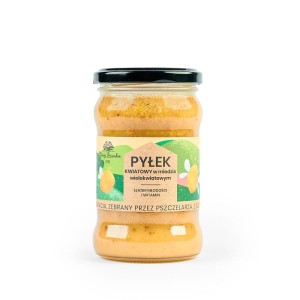 Miód z pyłkiem kwiatowym 400g MiodyDworskie