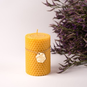 Świeca beczka zwijana z węzy 75g MiodyDworskie