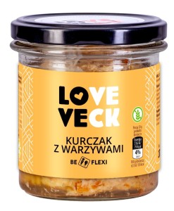 Kurczak z warzywami LoveVeck danie gotowe bezglutenowe 250g Smak Górno