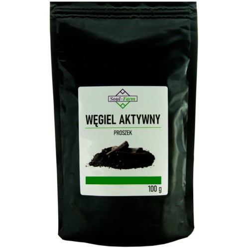 Węgiel aktywny proszek 100g Soul Farm