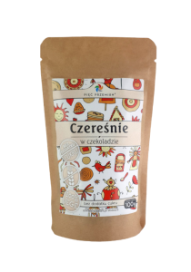Czereśnie suszone w czekoladzie bezglutenowe 100g Pięć Przemian