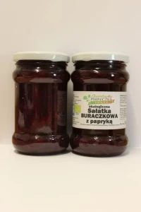 Sałatka buraczkowa z papryką BIO 300g Piwniczka Jacentowska