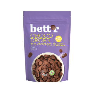 Dropsy czekoladowe KETO bez cukru BIO 200g Bett'r