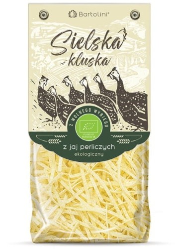 Makaron Sielska Kluska z jaj perliczych BIO 250g Bartolini