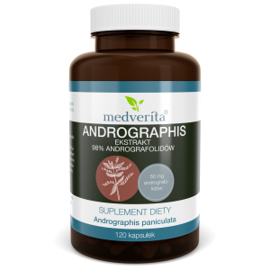 Andrographis 120 kapsułek Medverita 39,6g