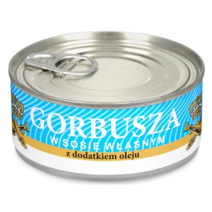 Gorbusza dziki łosoś w sosie własnym z dodatkiem oleju 175g