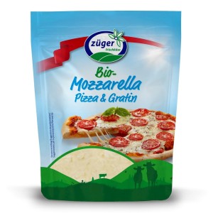 Ser tarty Mozzarella do pizzy BIO 150g ZUGER