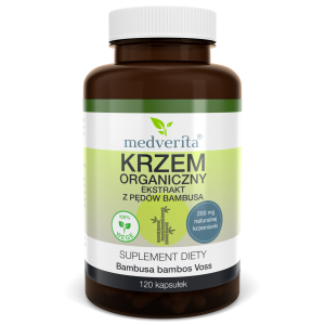 Krzem organiczny 100 mg 120 kapsułek/28g Medverita