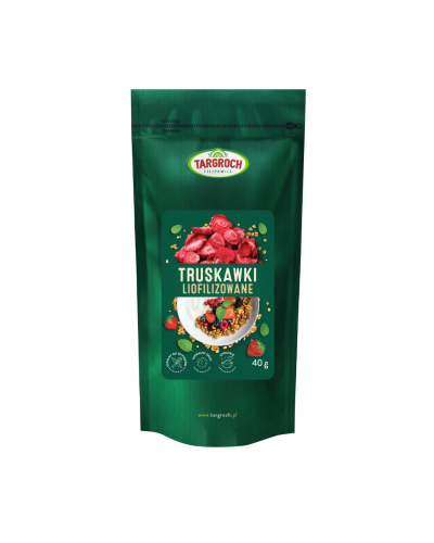Truskawka liofilizowana plastry 40 g Targroch