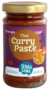 Pasta tajska curry czerwone BIO 120g Terrasana