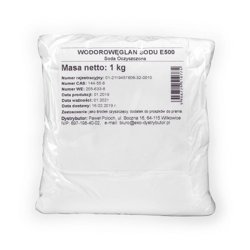Soda oczyszczona spożywcza wodorowęglan sodu 1kg Wild Nature