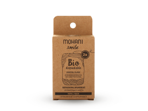 Nić dentystyczna biodegradowalna Miętowa Uzupełnienie Mohani