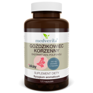 Goździkowiec korzenny 120 kapsułek Medverita 
