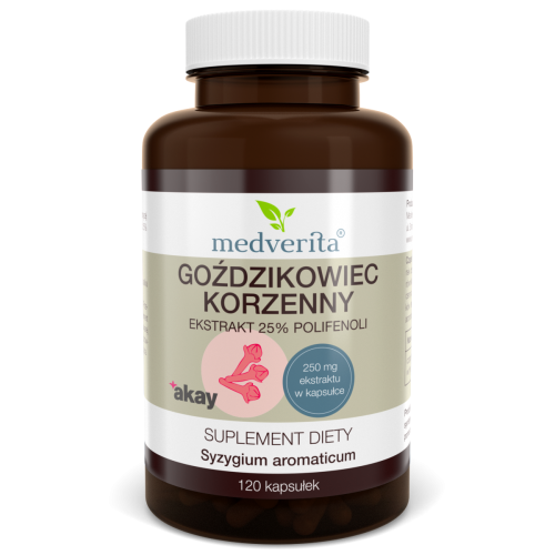 Goździkowiec korzenny 120 kapsułek Medverita 