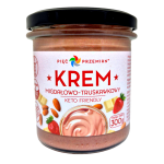 Krem KETO migdałowo truskawkowy bezglutenowy 300g Pięć Przemian