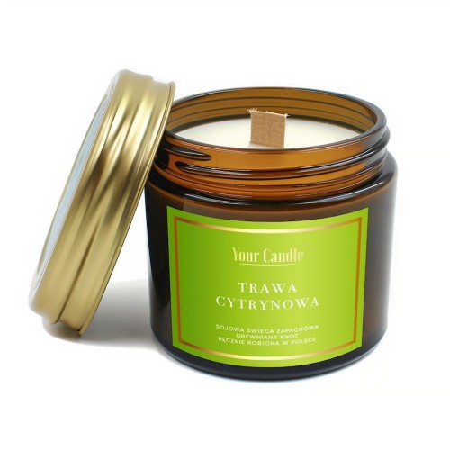Świeca sojowa zapach Trawa Cytrynowa 120ml Your Candle