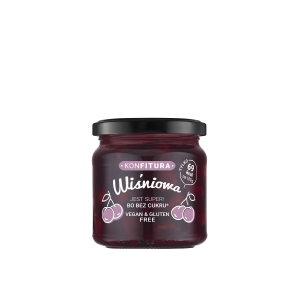 Konfitura Wiśnia bez cukru 190g Devaldano