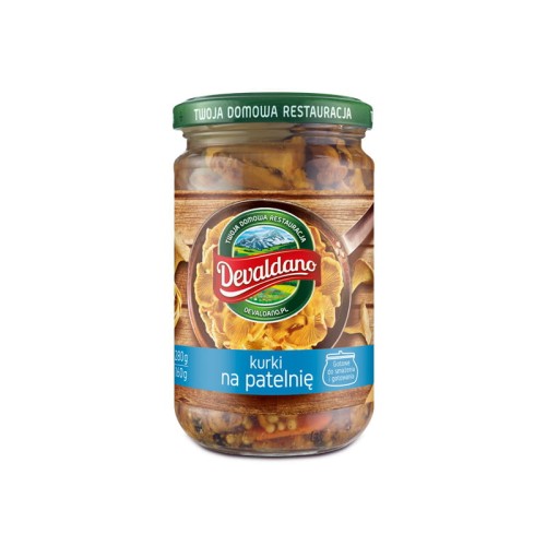 Kurki na patelnię 280g/150g Devaldano