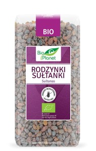 Rodzynki Sułtanki bezglutenowe BIO 400g BioPlanet