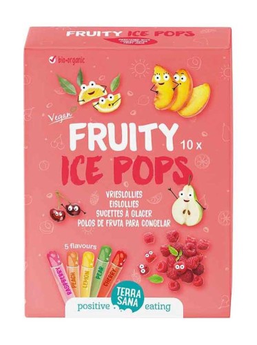 Lody owocowe do zamrożenia bezglutenowe BIO 10x40ml Terrasana
