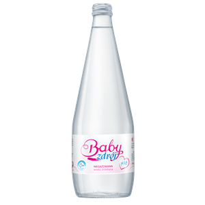 Woda źródlana w szkle Baby Zdrój 700ml Aqua East