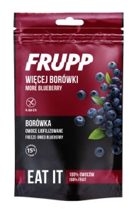 Borówka liofilizowana bezglutenowa 15g Frupp
