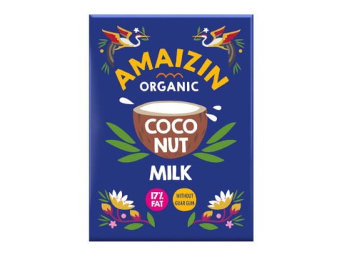 Mleczko kokosowe kartonik bez dodatków BIO 500ml Amaizin