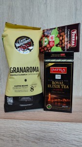 Zestaw prezentowy podstawowy kawa+herbata+czekolada