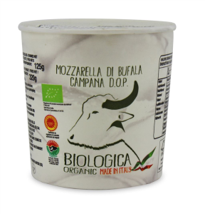 Ser Mozzarella z mleka bawolego kulka KUBEK BIO 320g San Salvatore