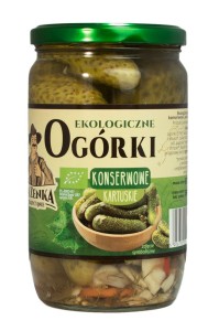 Ogórki Konserwowe Kartuskie BIO 670g/360g Od Zenka